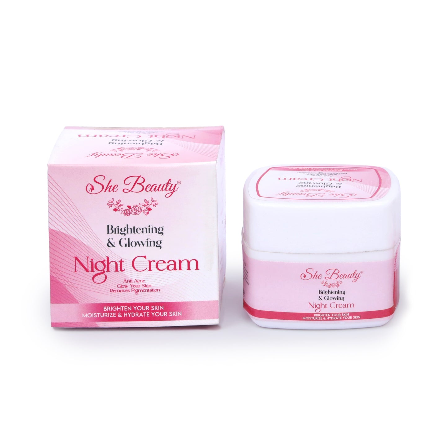 She Beauty Brightening & Glowing Face Night Cream 30g