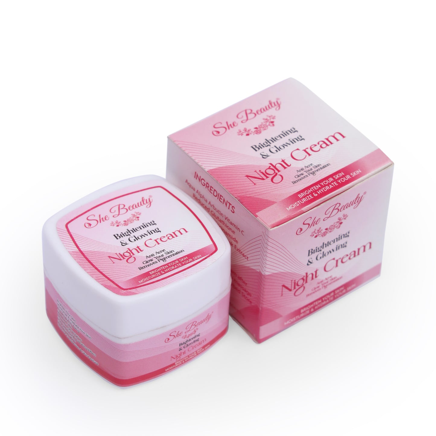 She Beauty Brightening & Glowing Face Night Cream 30g